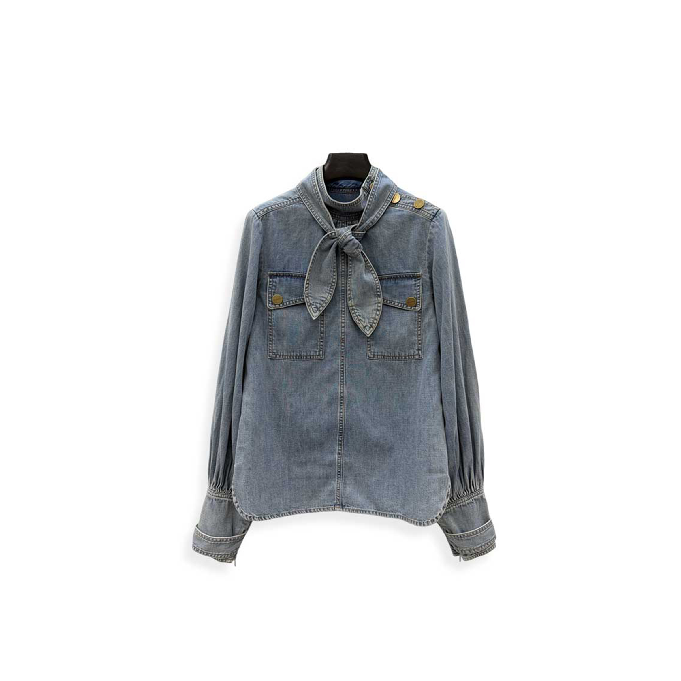 ZIMMERMANN DENIM CARGO BLOUSE 7619TS26R 